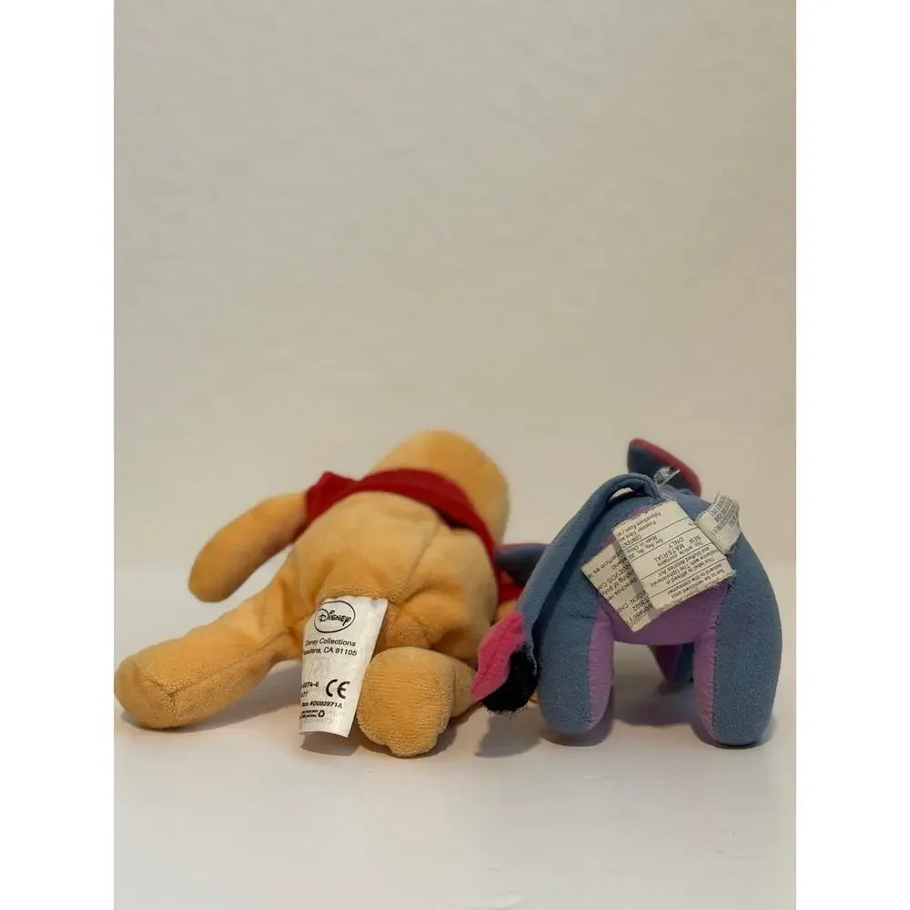 Winnie the Pooh & Eeyore 1996 Plushies lot of 2 EUC